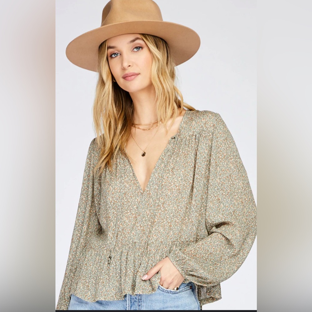 NWT Gentle Fawn V-Neck Blouse